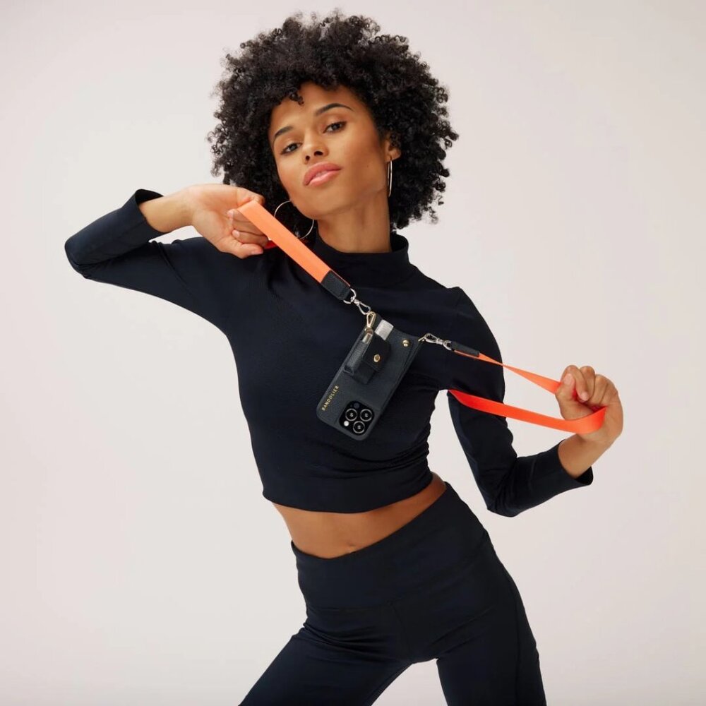 SOLD OUT Style! Like NEW Bandolier Billie Nylon Strap iPhone 13 Pro w/ Bonuses! - Picture 2 of 10